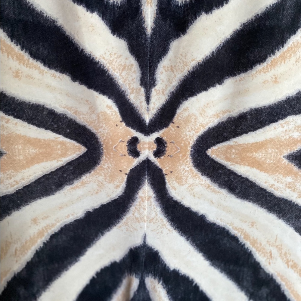 Roberto Cavalli Black and White Zebra Mini Dress - Picture 5 of 6
